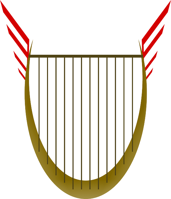 Stylized Render of Harp