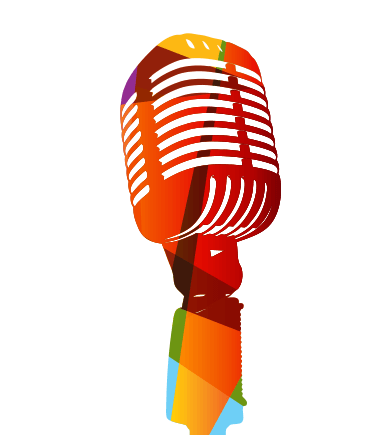 Stylized Microphone Icon
